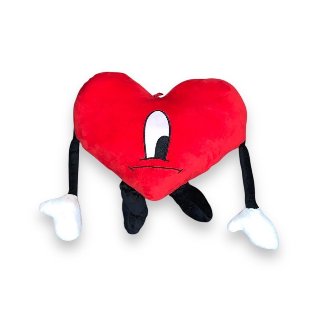 Bad bunny heart plush